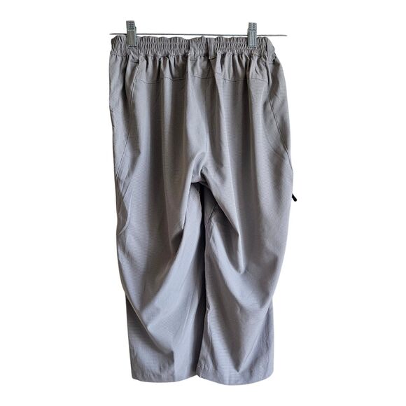 MAPAMYUMCO Women's S Pants Capri Cropped Gray Quick Dry Air Hole Tech 26 x 20 - Picture 8 of 9